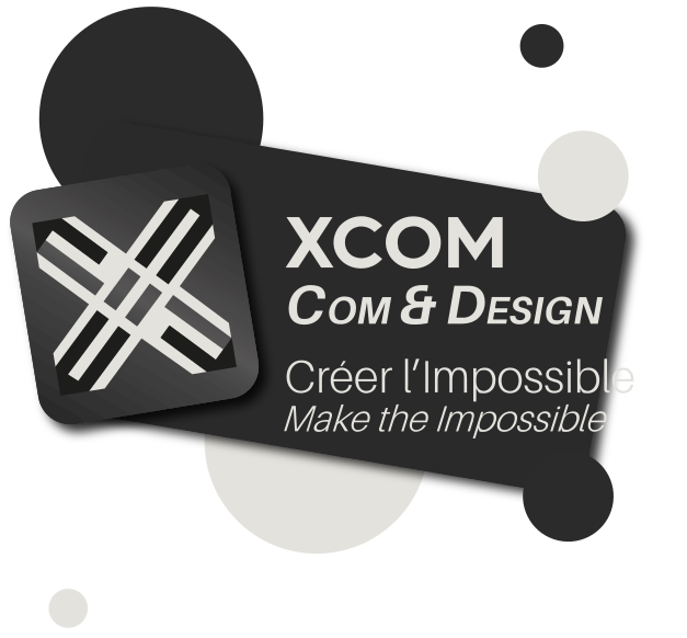 plaquette agence graphisme xcom design